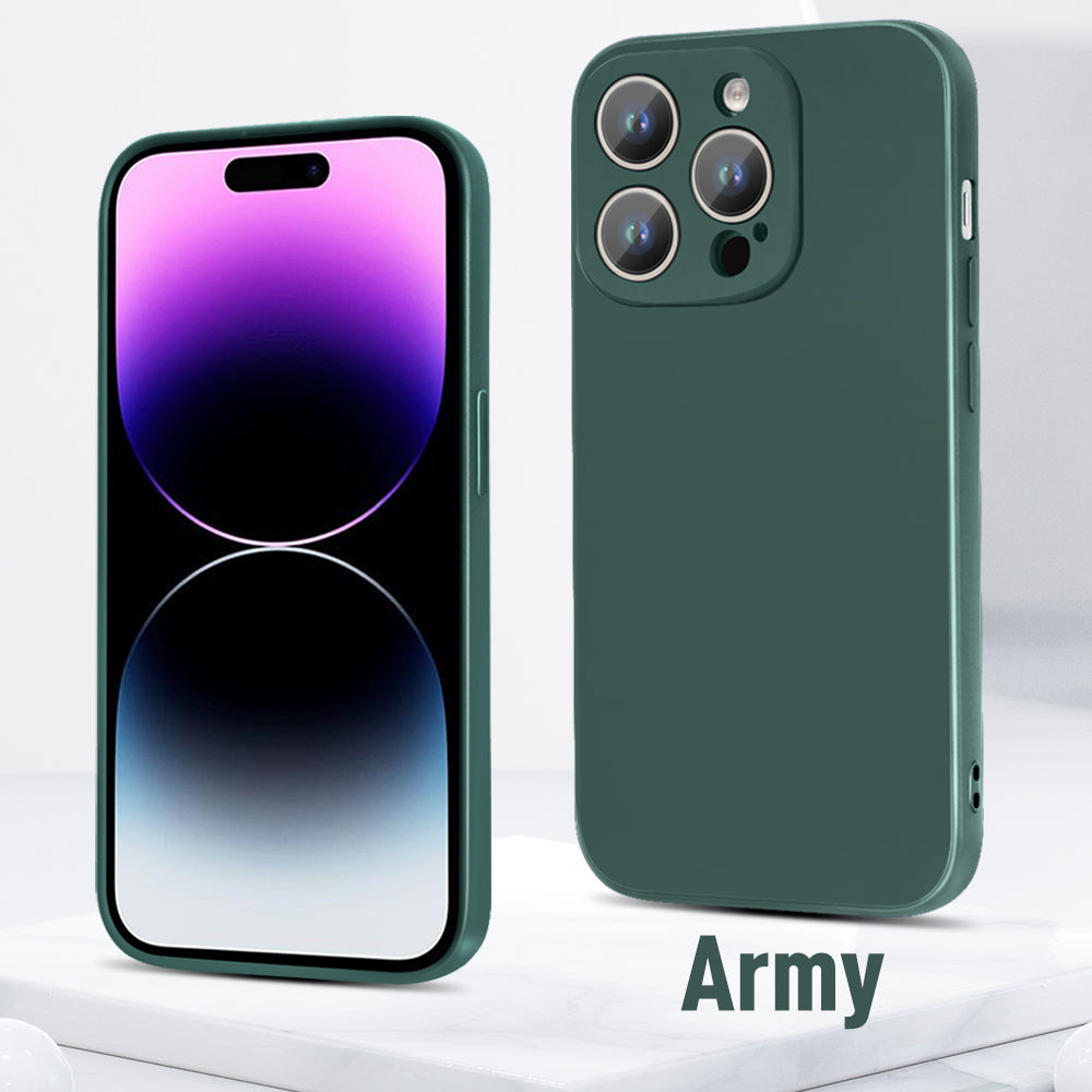 Silicone Bumper Case for Apple iPhone 13 12 11 Series